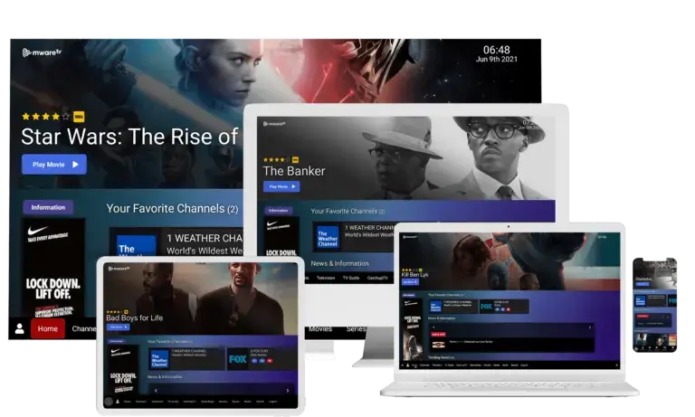4K IPTV Totaal wordt op alle apparaten ondersteund